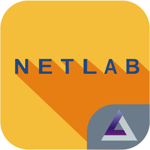 NETLAB лого. Нетлаб сетевая лаборатория ярлык в формате ISO. INSMART. NETLAB Dealer icon.